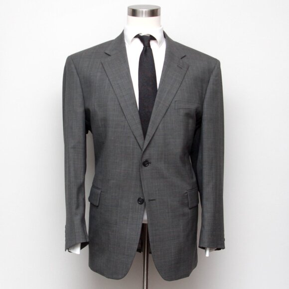 Jos A Bank Men's 2 pc Suit Blazer 46R Jacket Pants 41Wx28L E02130‎ - Picture 2 of 13